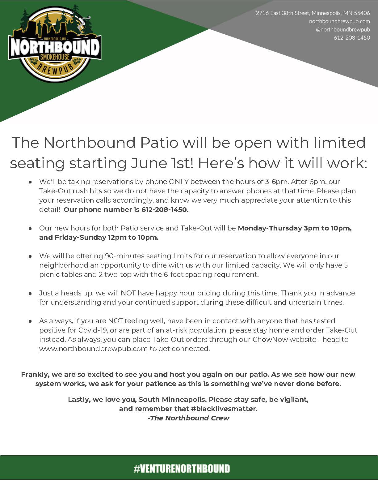 Northbound Smokehouse & Brewpub 2716 E 38th St, Minneapolis