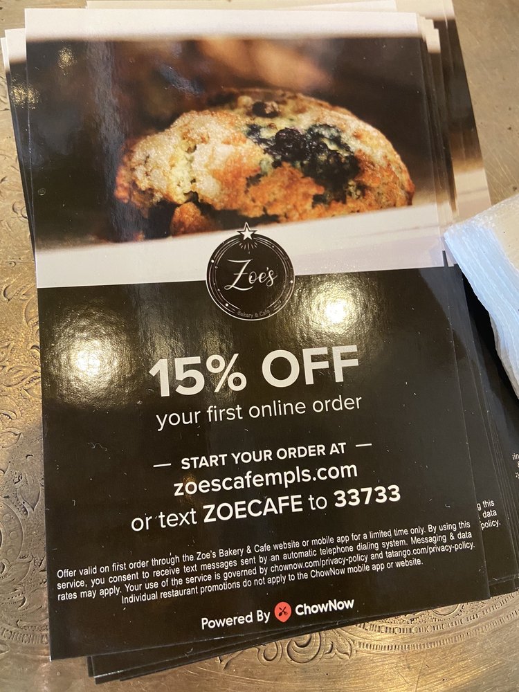Zoe's Bakery & Cafe 821 W Lake St, Minneapolis