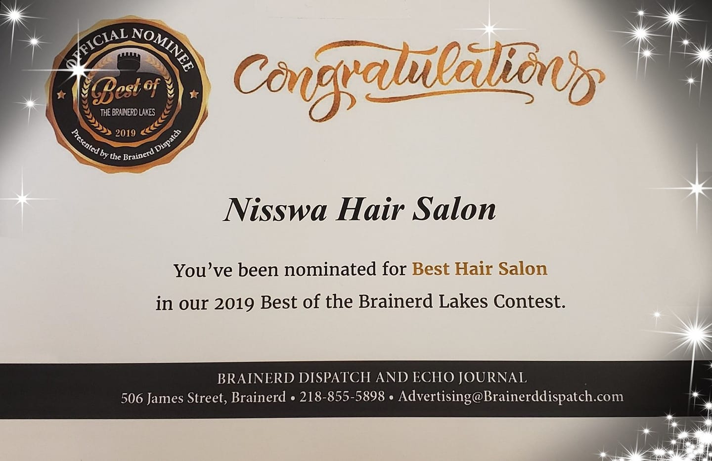 Nisswa Hair Salon 4820 Co Rd 77 # 3, Nisswa Minnesota 56468