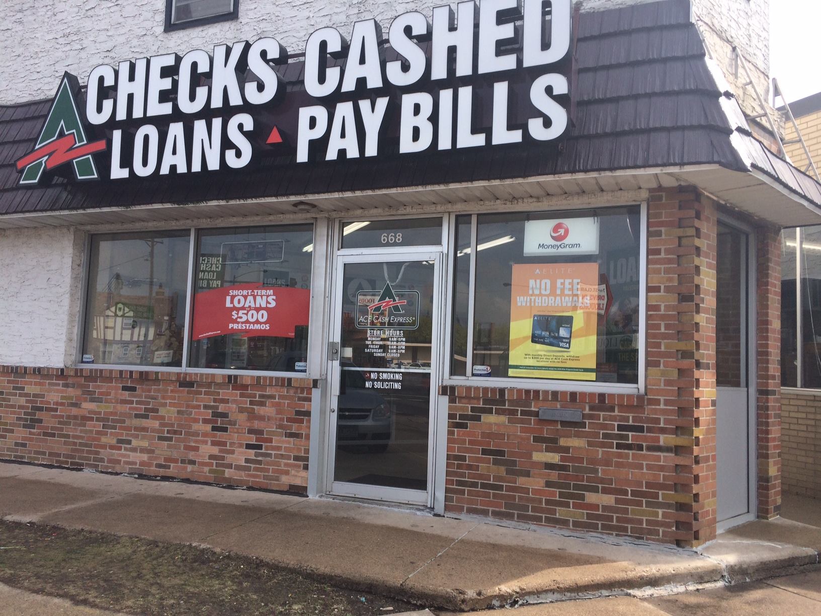 ACE Cash Express 668 7th St W, St Paul