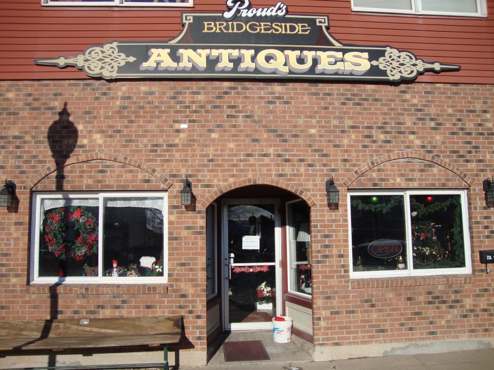 Proud's Bridgeside Antiques 234 Main St W, Wabasha