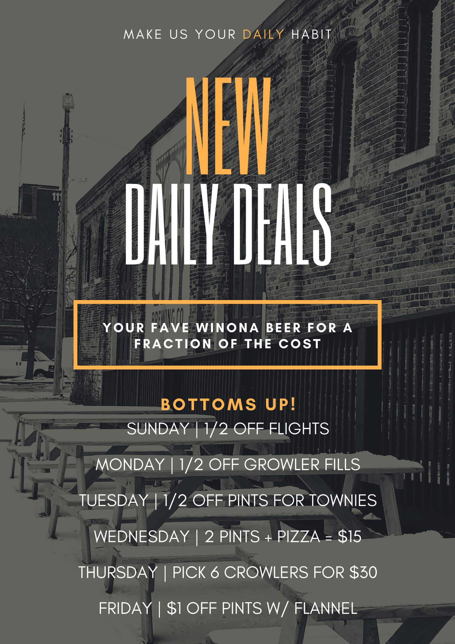 Two Fathoms Brewing Company Menu