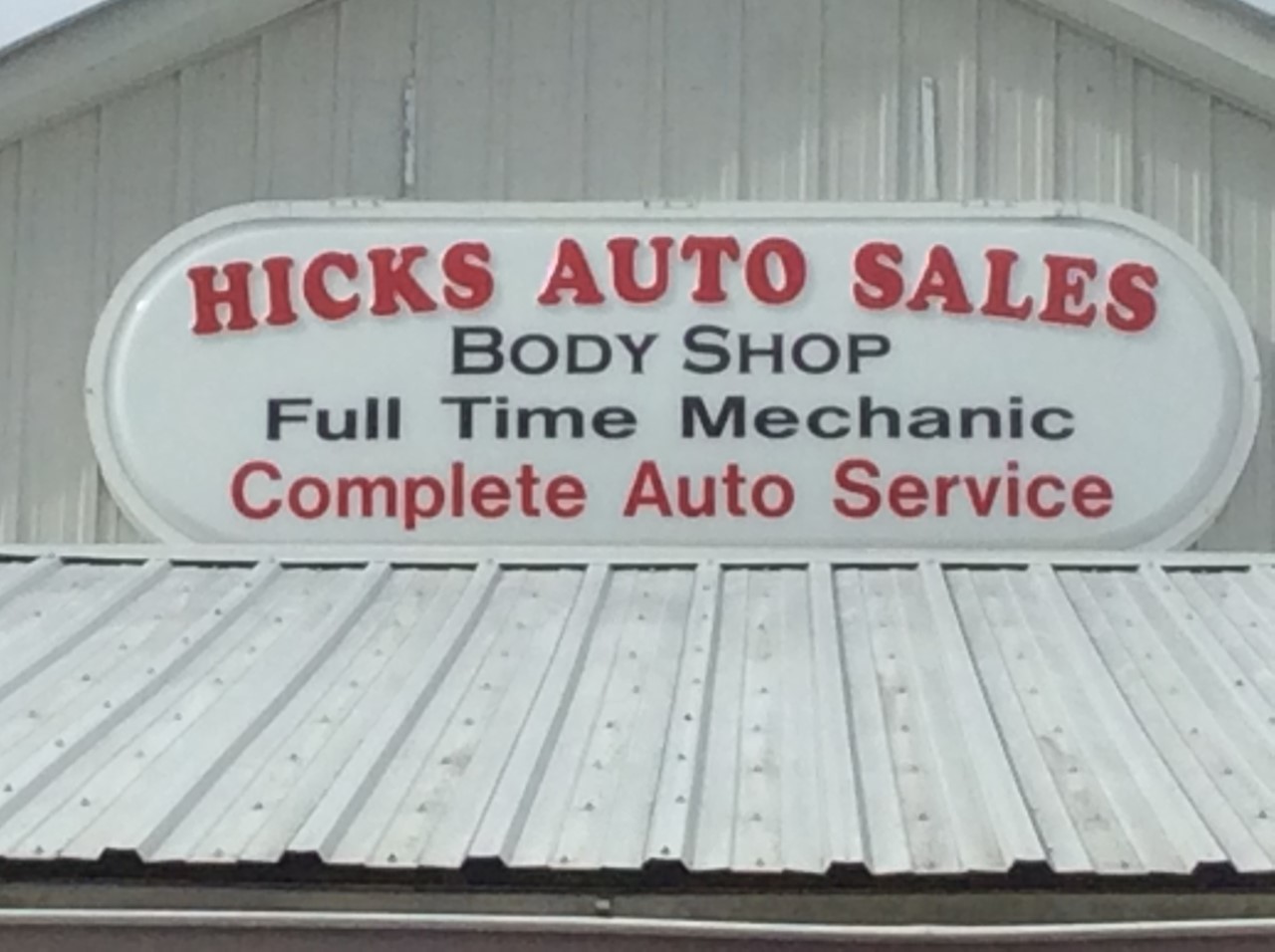 Hicks Auto Sales