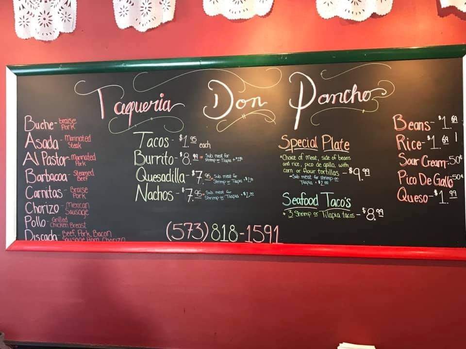 Taqueria Don Pancho 3907 Peachtree Dr, Columbia