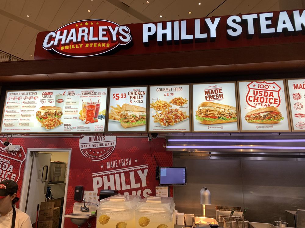 Charleys Philly Steaks 18801 East 39th St S Suite # 104, Independence