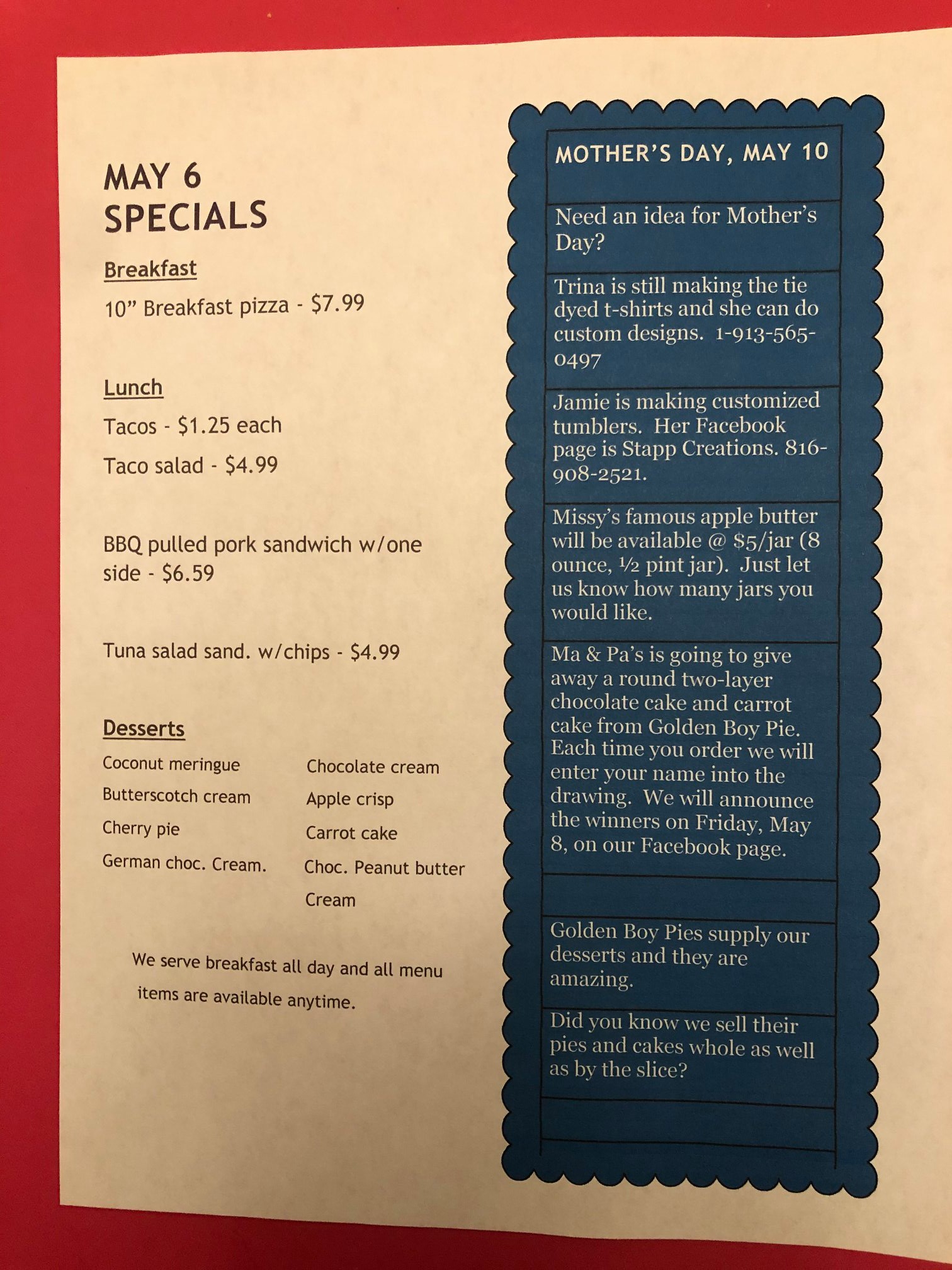Ma & Pa's Kettle Restaurant 417 E, US-69, Kansas City