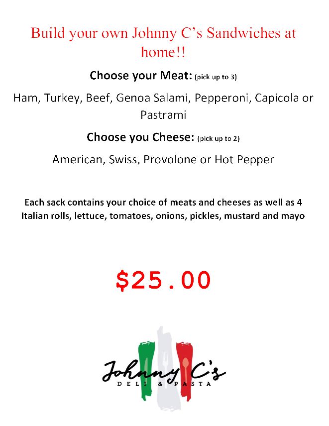 Johnny C's Deli & Pasta | Kansas City Sandwich Shop | Fast Casual Italian Food 7012 Universal Ave, Kansas City