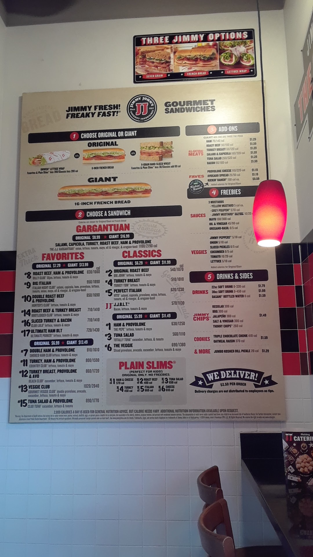 Jimmy John's Menu