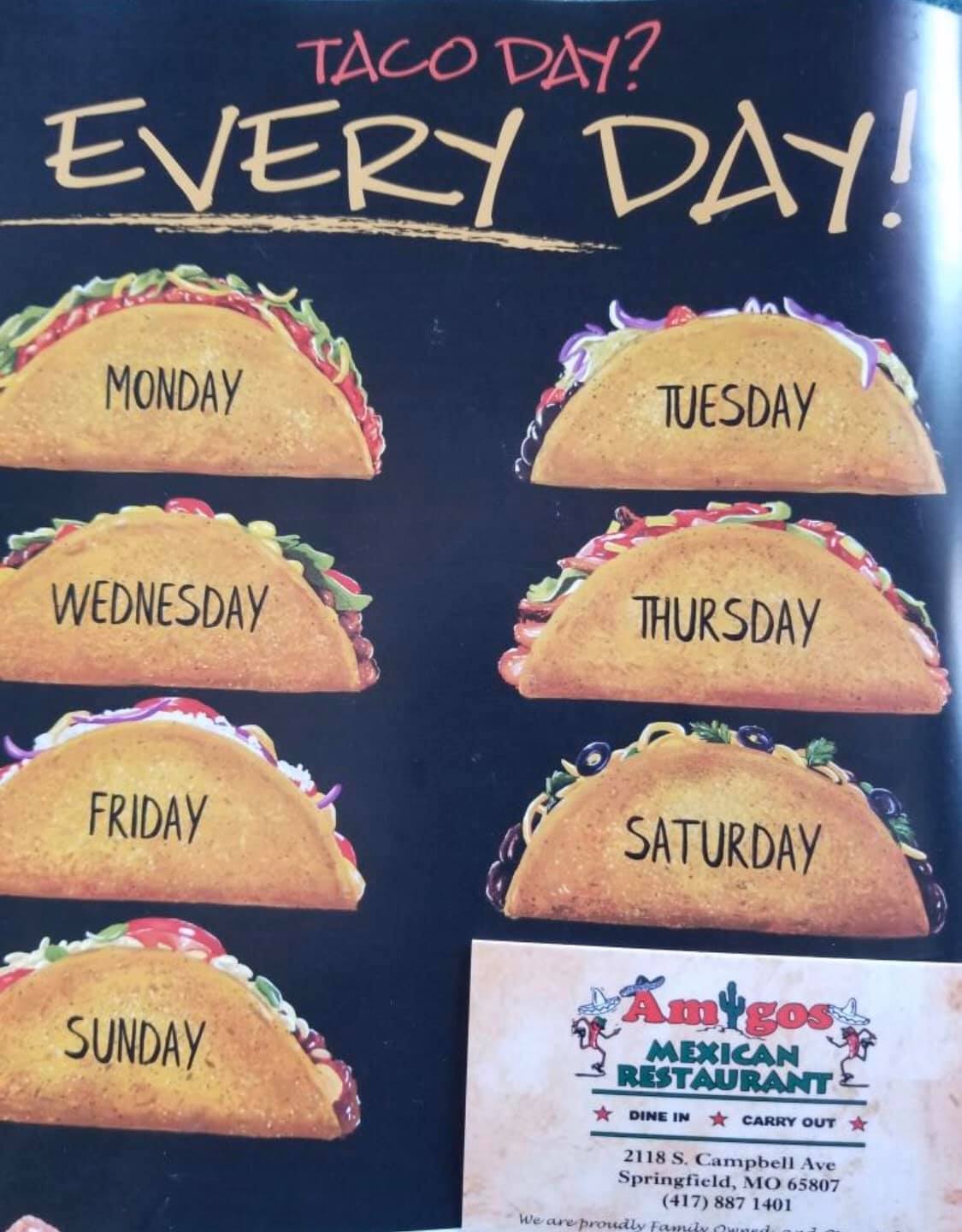 Amigos Mexican Restaurant 2118 S Campbell Ave, Springfield