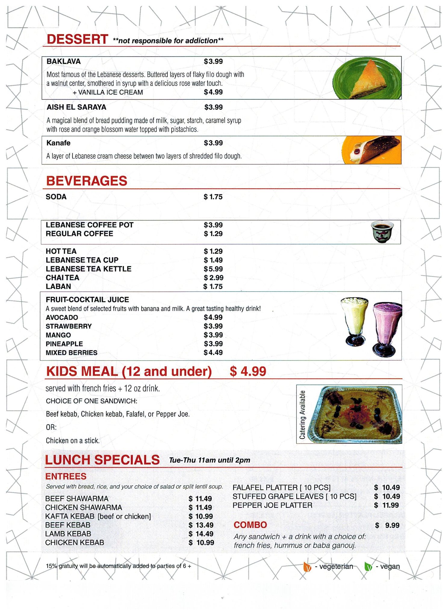 That Lebanese Place 338 E Commercial St, Springfield