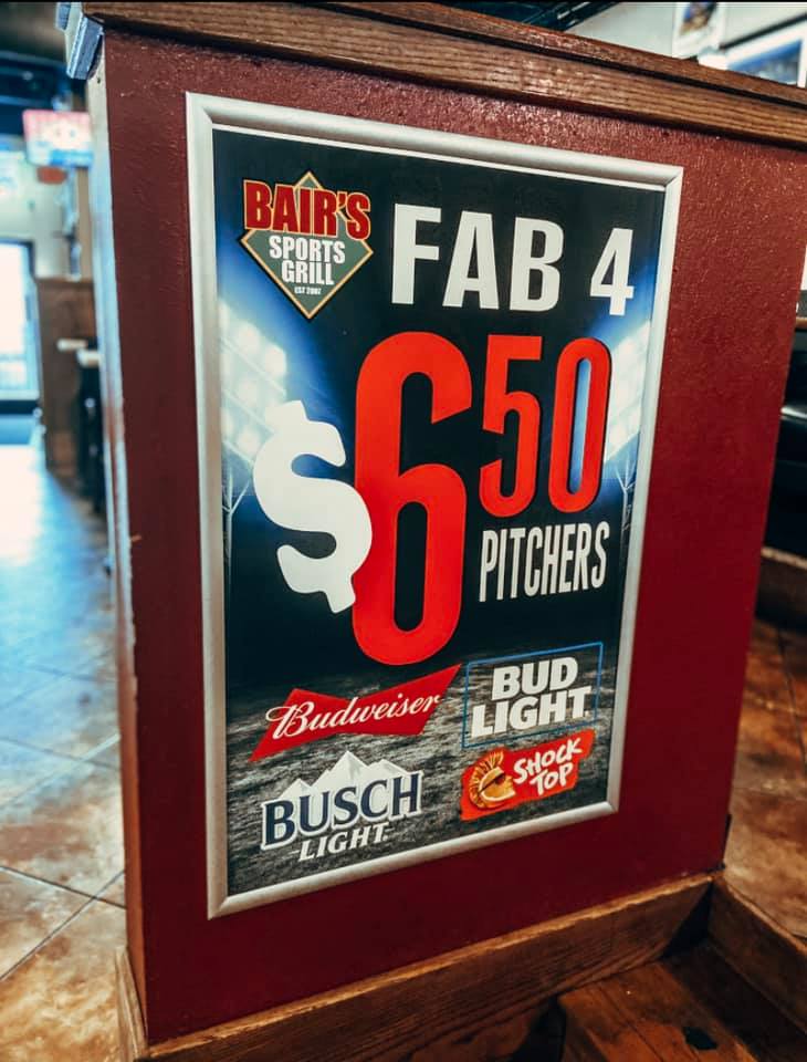 BAIR'S All-American Sports Grill 3821 S Campbell Ave, Springfield