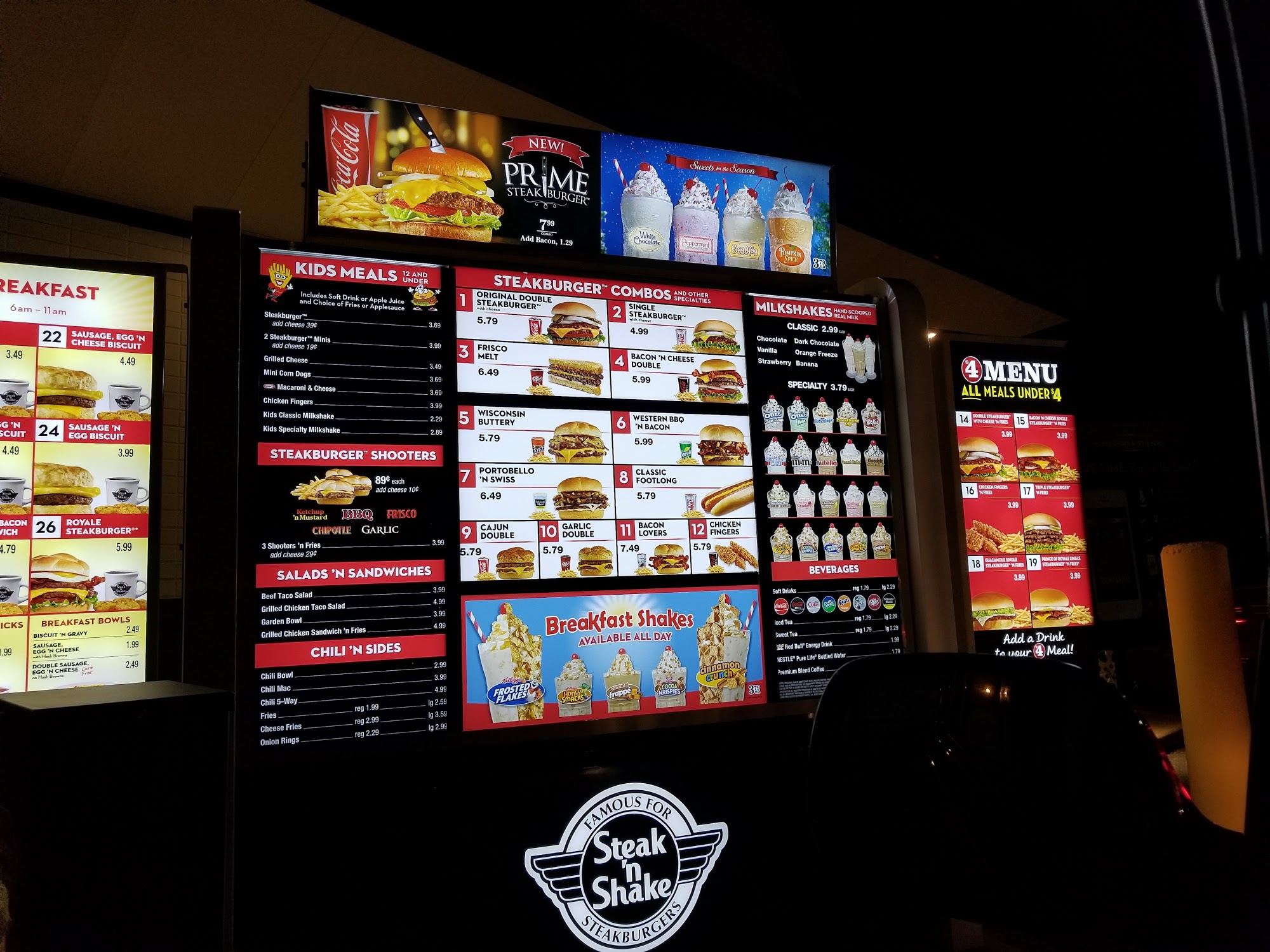 Steak 'n Shake Menu