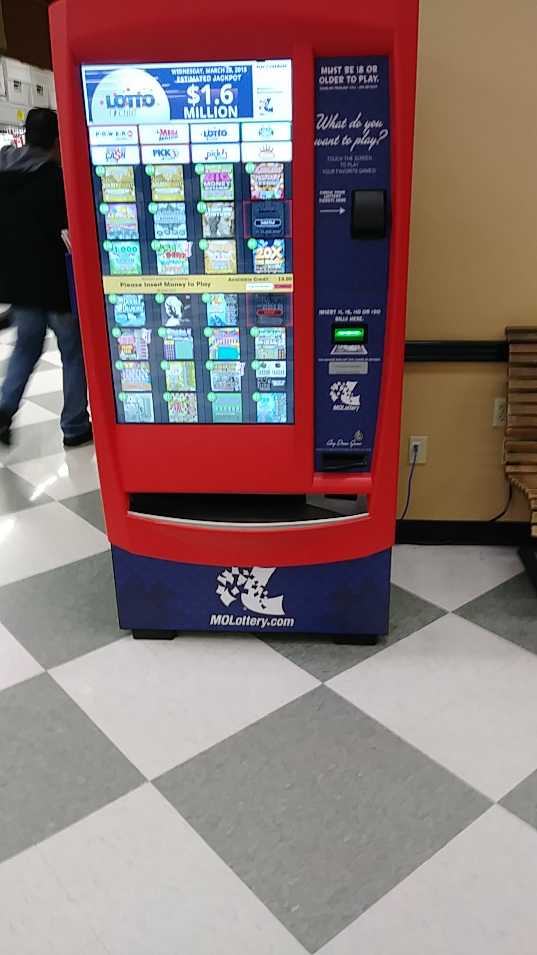 Mo Lottery Ticket Machine