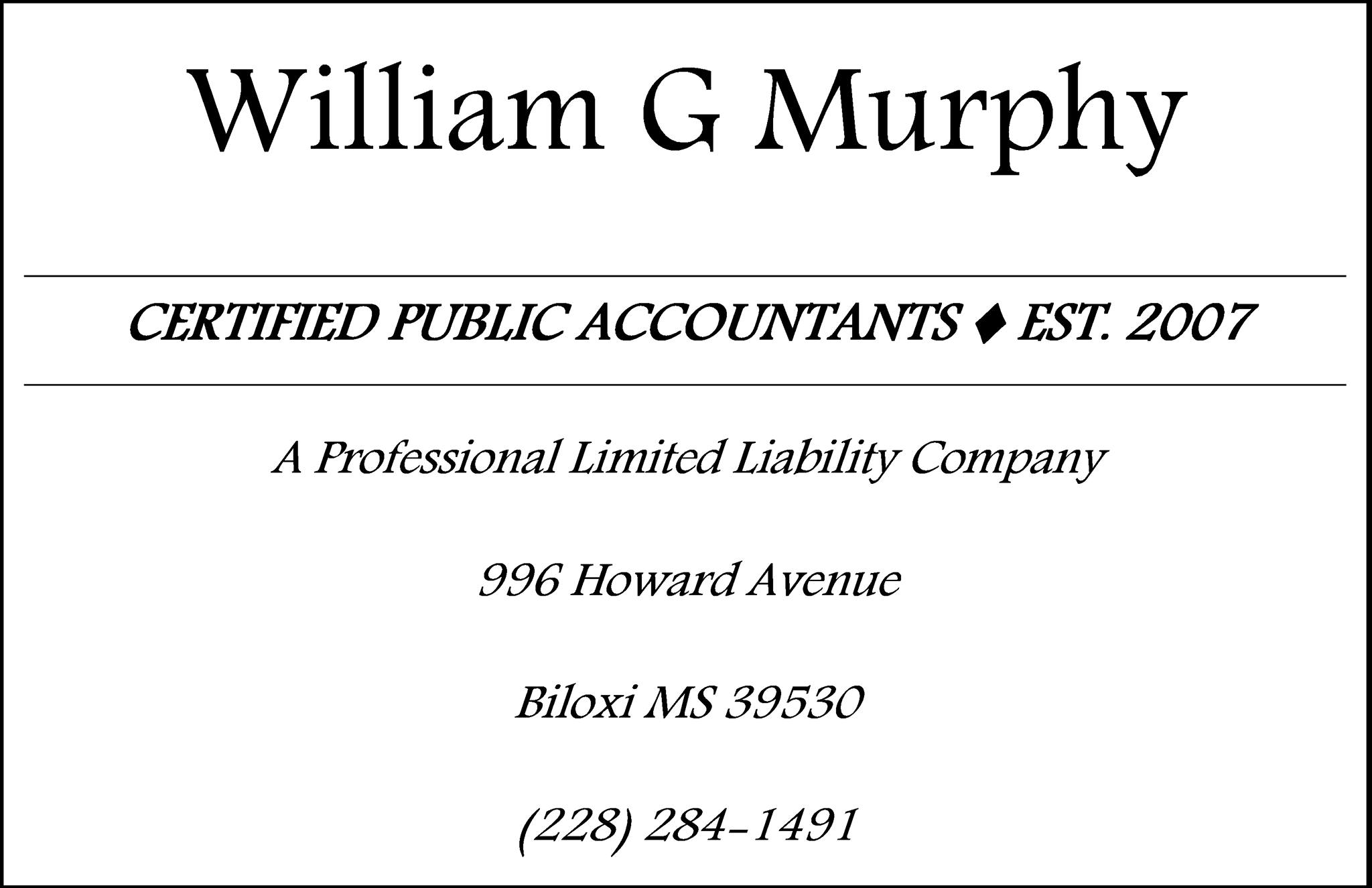 William Murphy CPA, PLLC