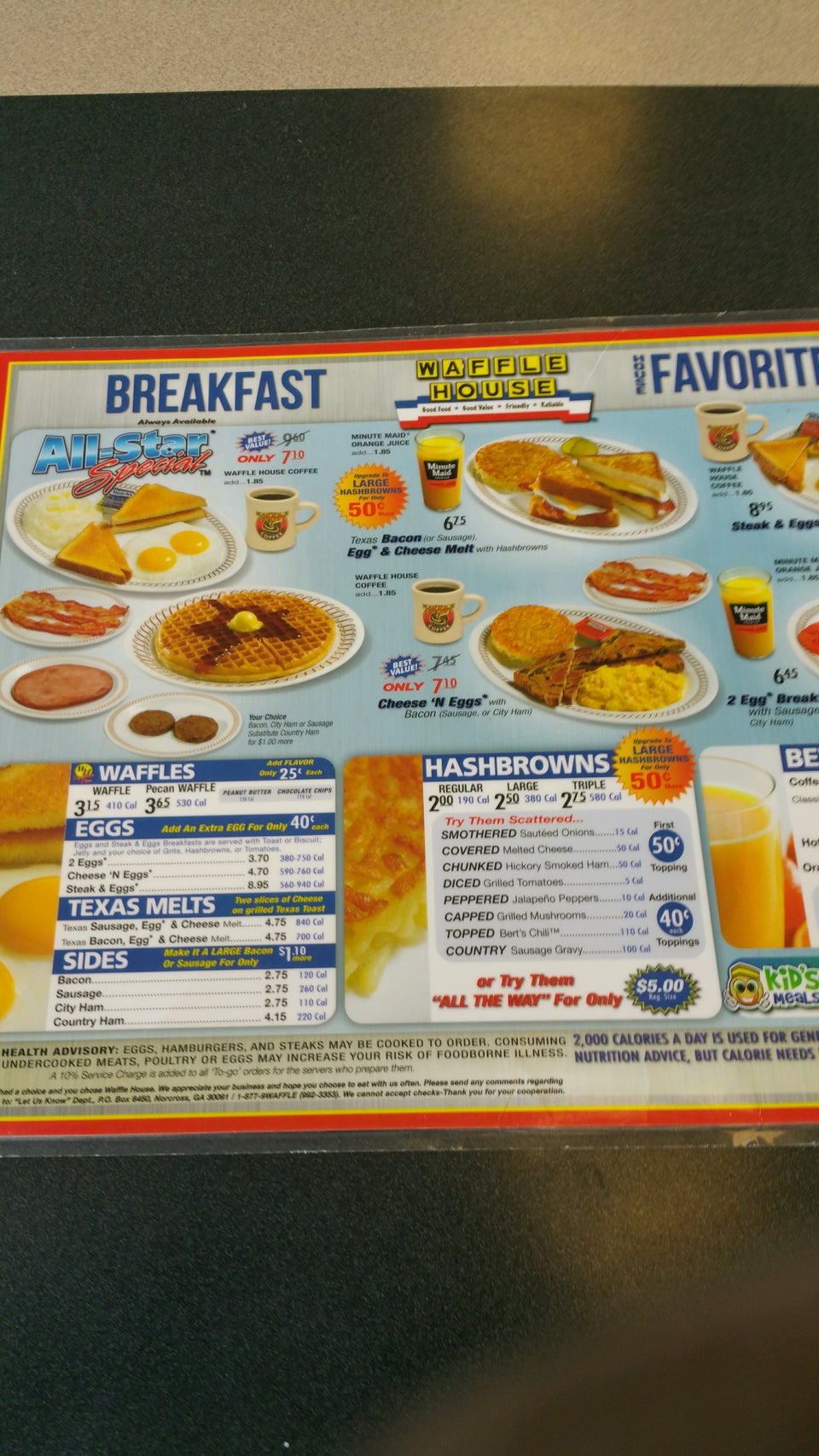 Waffle House 1315 Hwy 45 S, West Point