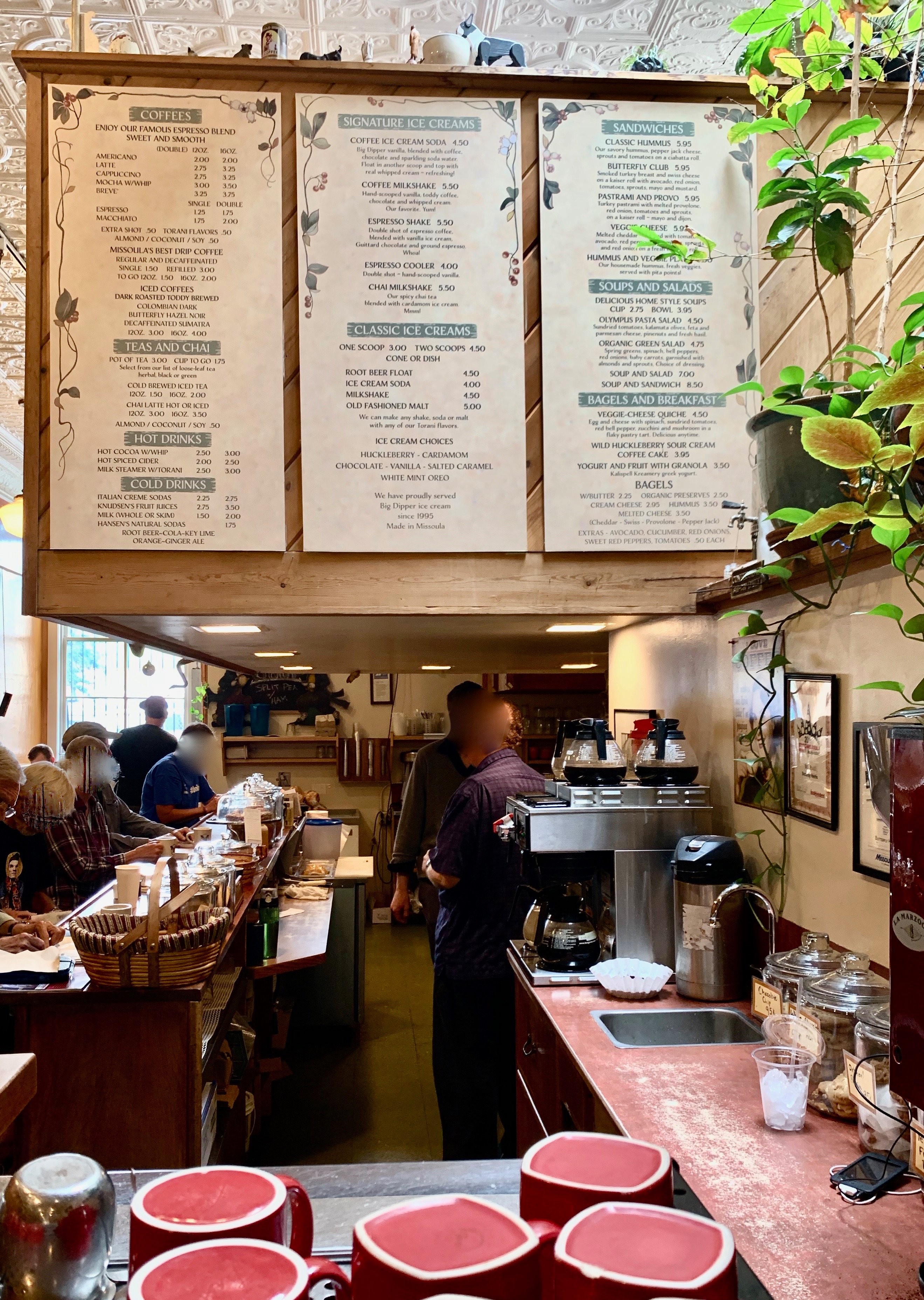 Butterfly Herbs Menu