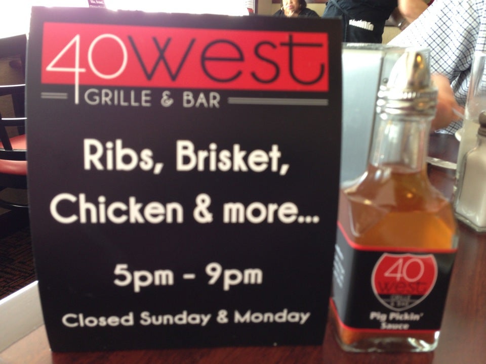40 West Grille & Bar Menu