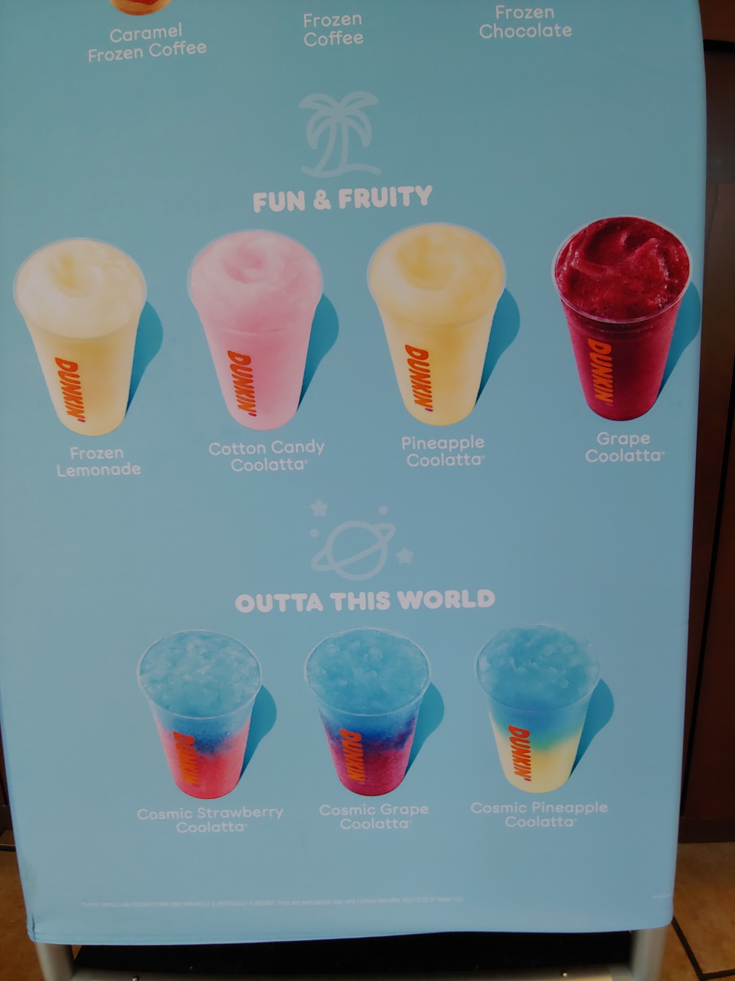 Dunkin' Menu