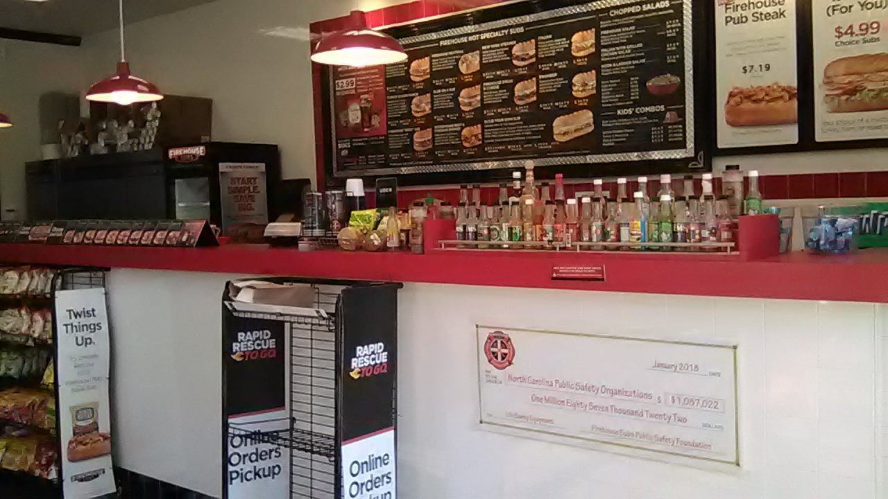 Firehouse Subs Ram\'s Plaza Menu