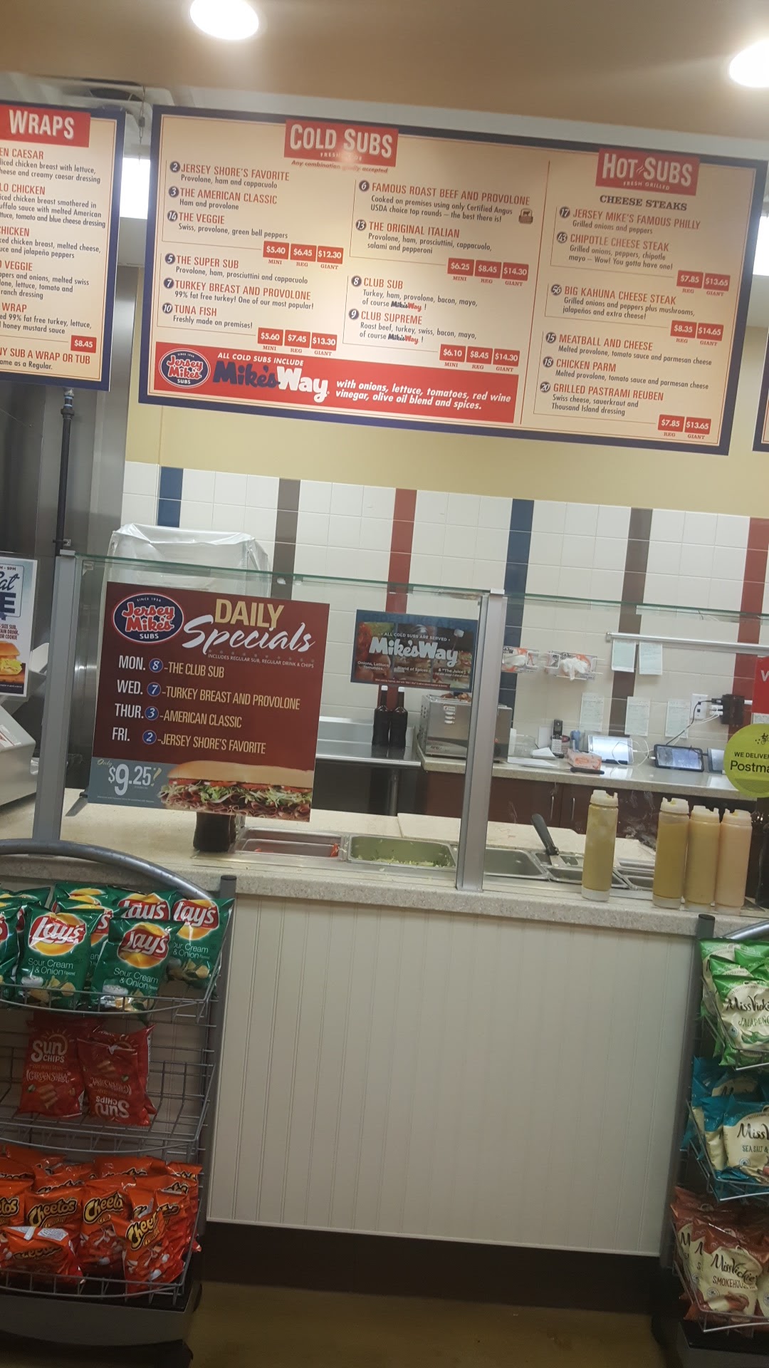 Jersey Mike's Subs Menu