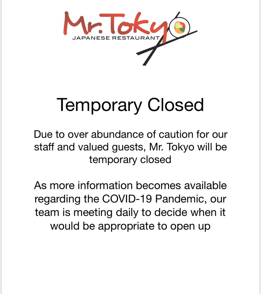 Mr Tokyo Japanese Restaurant 10012 Benfield Rd STE 300, Charlotte