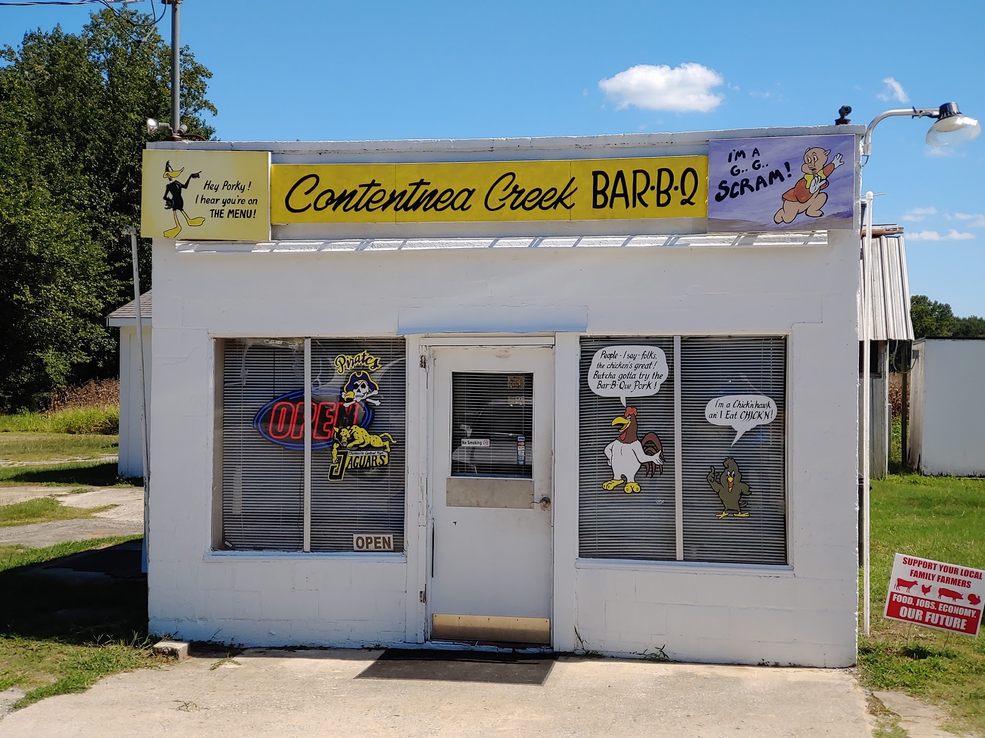 New Contentnea Creek B.B.Q. Menu