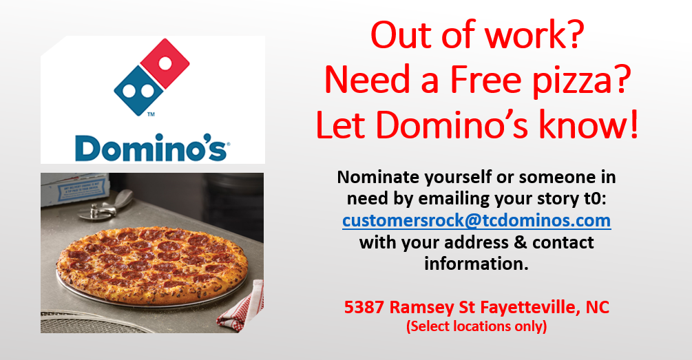 Domino's Pizza 5387 Ramsey St, Fayetteville