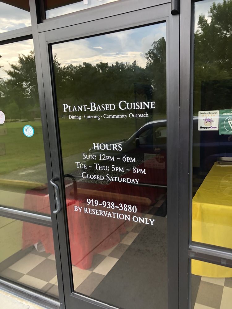 Eden's Vegetarian Dining & Catering Services 11048 Cleveland Rd #101, Garner