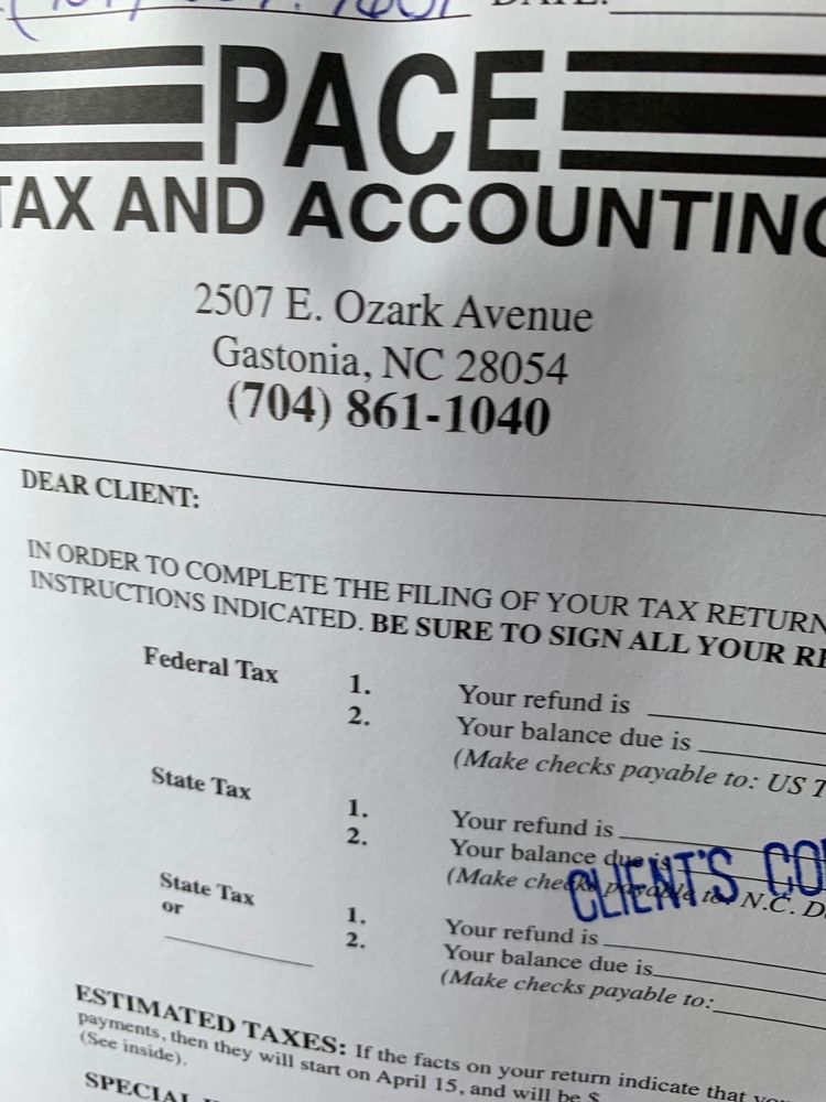 Pace Tax & Accounting, Inc.