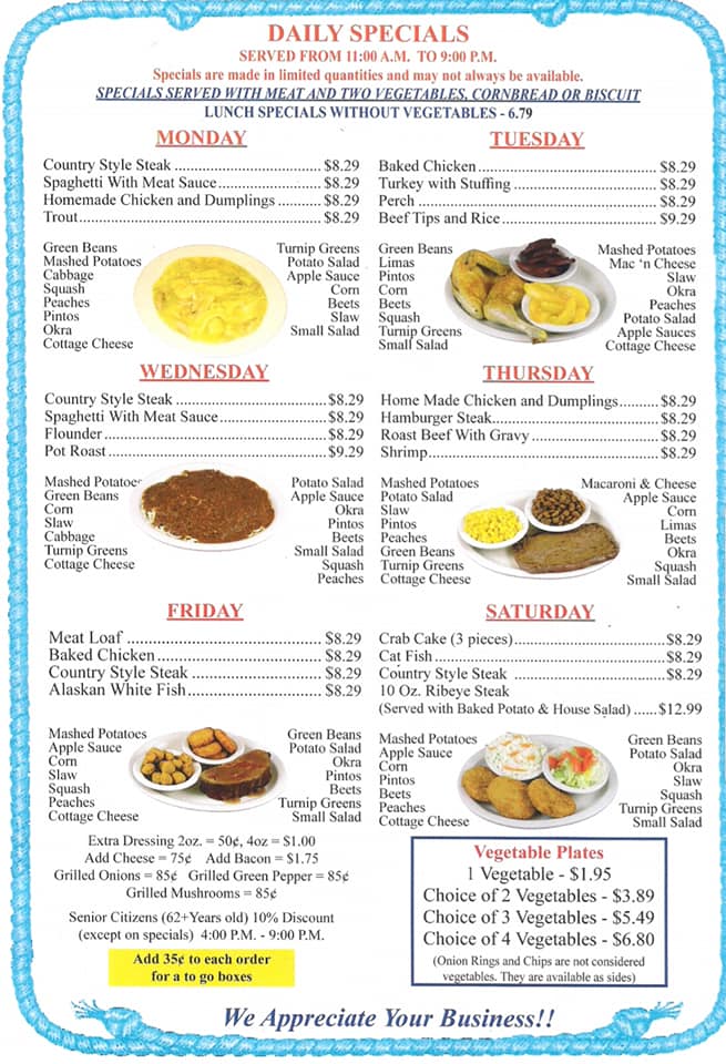 Bayside Seafood Family Restaurant 3512 D, Wendover Ave E, Greensboro