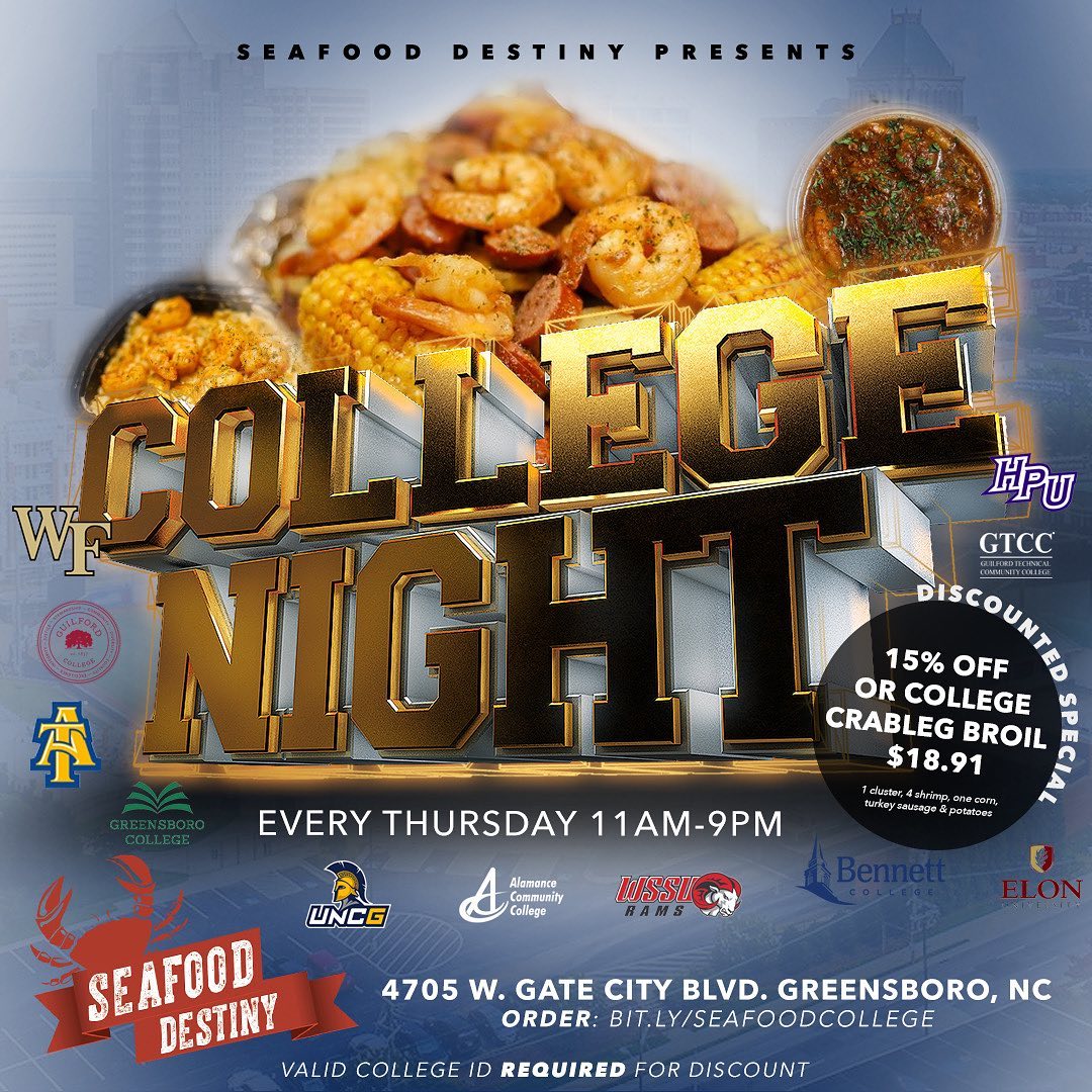 Seafood Destiny 4705 W Gate City Blvd, Greensboro
