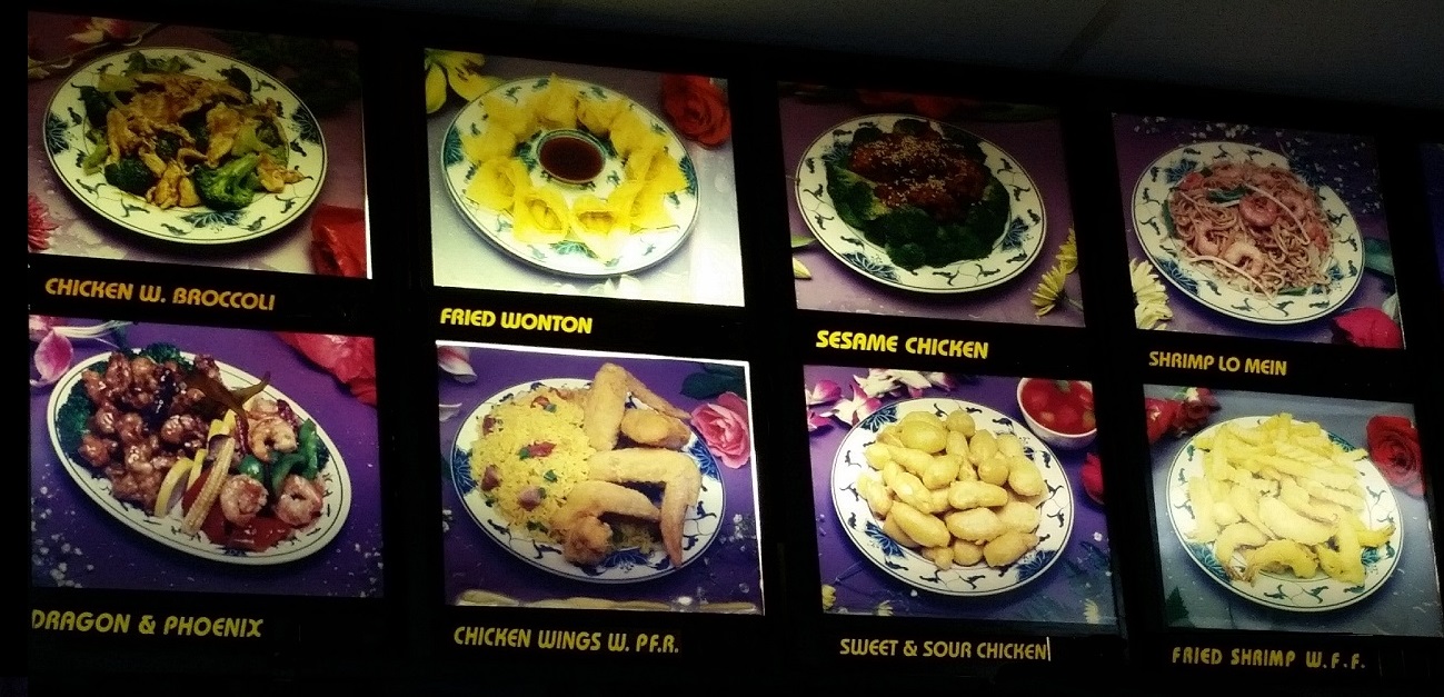 China King Menu