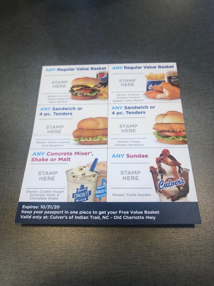 Culver's, Indian Trail Menu, Reviews (253), Photos (34) Restaurantji