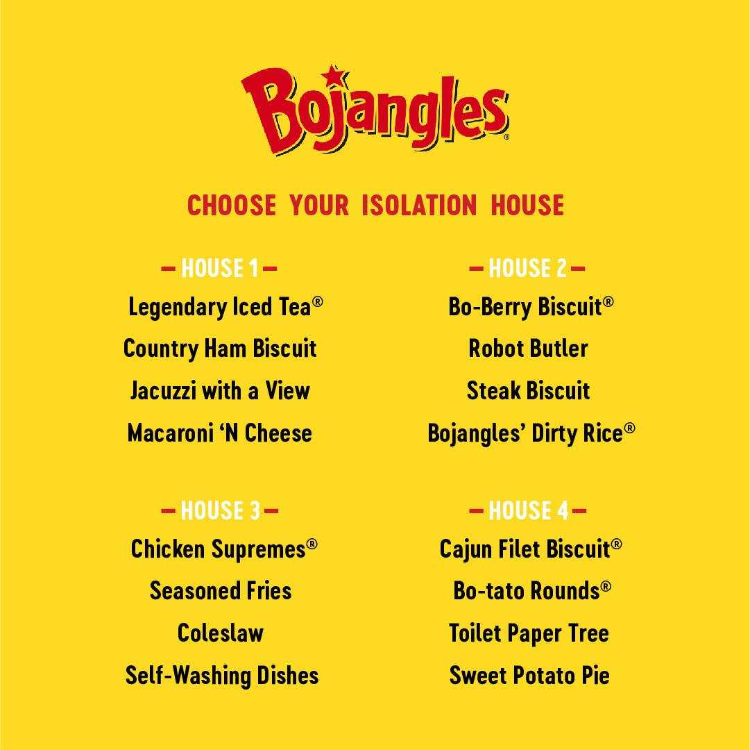 Bojangles Menu