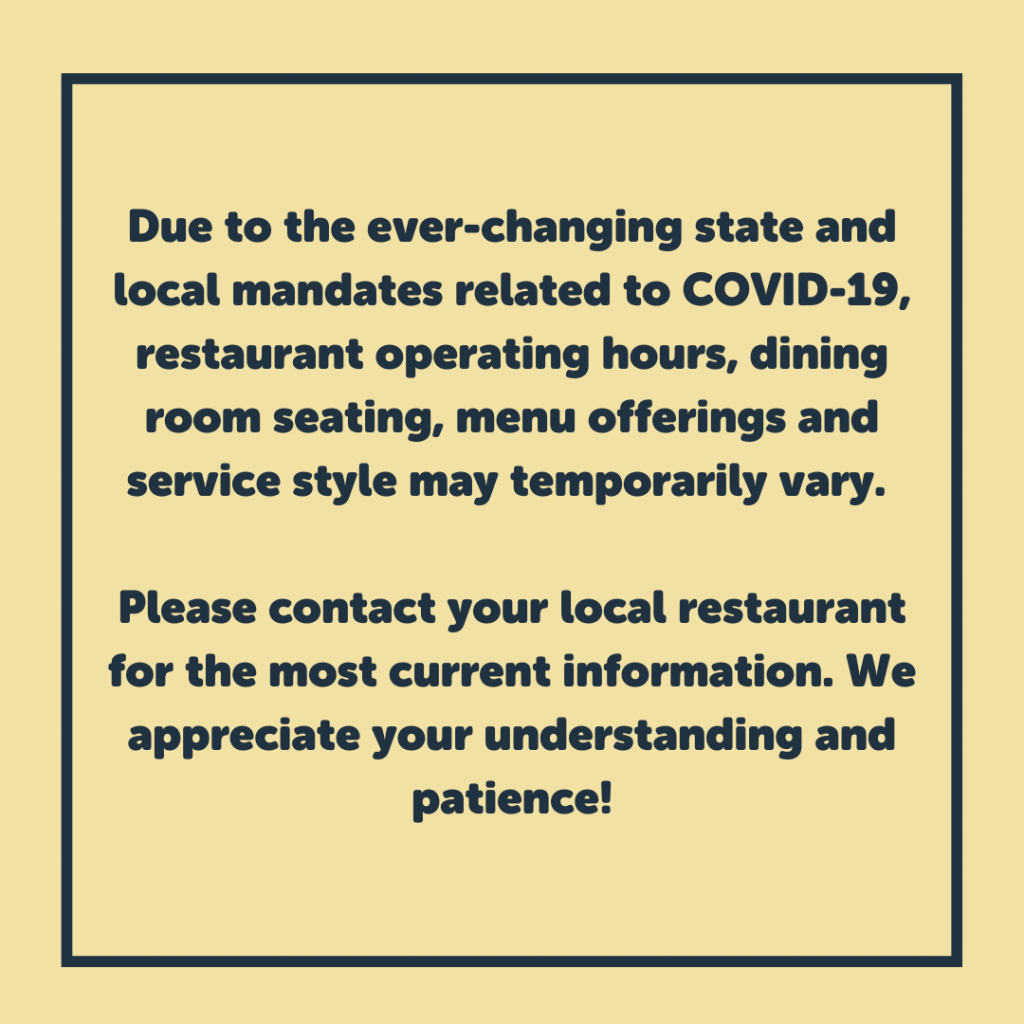 Golden Corral Buffet & Grill Menu