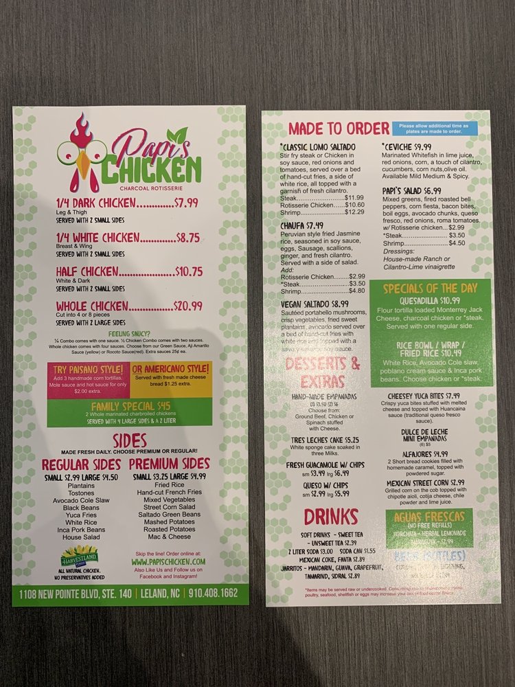 Leland, NC Restaurants Open for Takeout, Curbside Service and/or