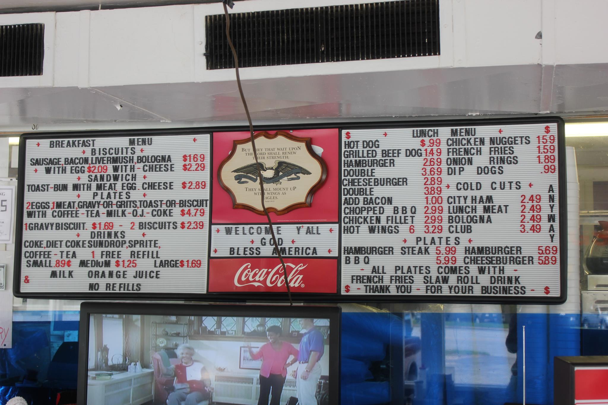 Howdy Neighbor Cafe Menu