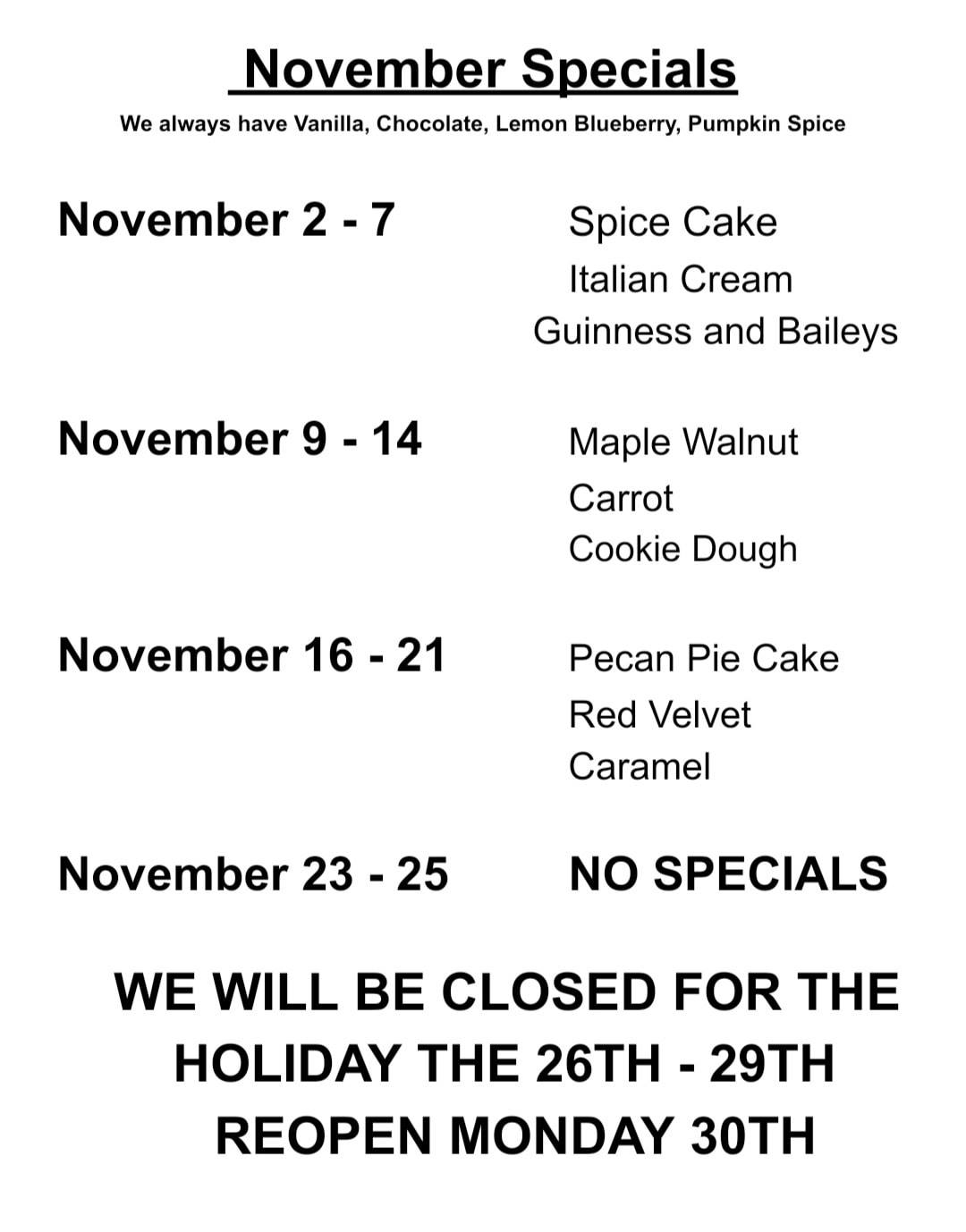 Sinfully Delicious Custom Bakery 28 W 2nd Ave, Lexington