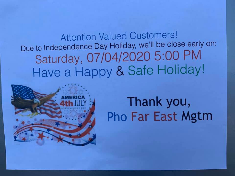 Pho Far East 4011 Capital Blvd, Raleigh