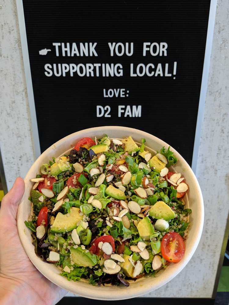 DICED (D2) Salads, Wraps + Bowls 1028 Oberlin Rd #234, Raleigh