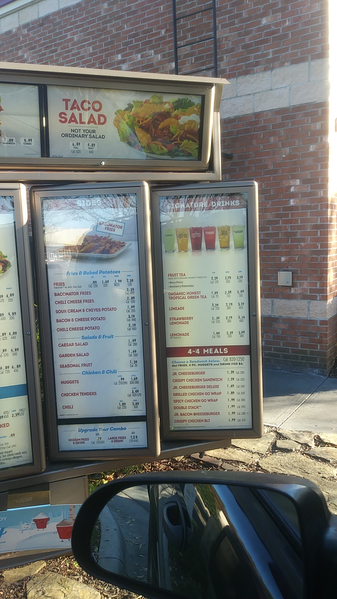 Wendy's Menu