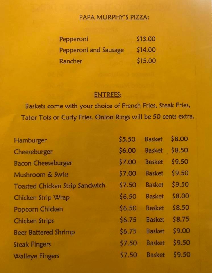 Double Deuce Bar & Grill Menu
