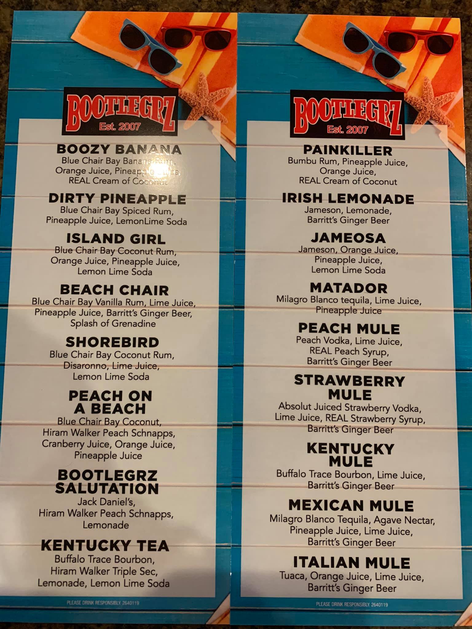 Bootlegrz Menu