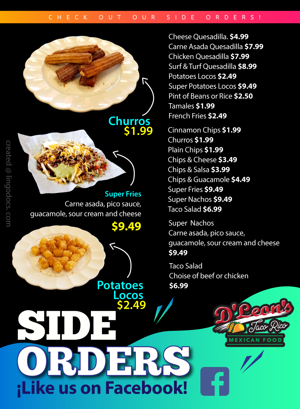 D'Leon's Mexican Food 2140 W O St, Lincoln