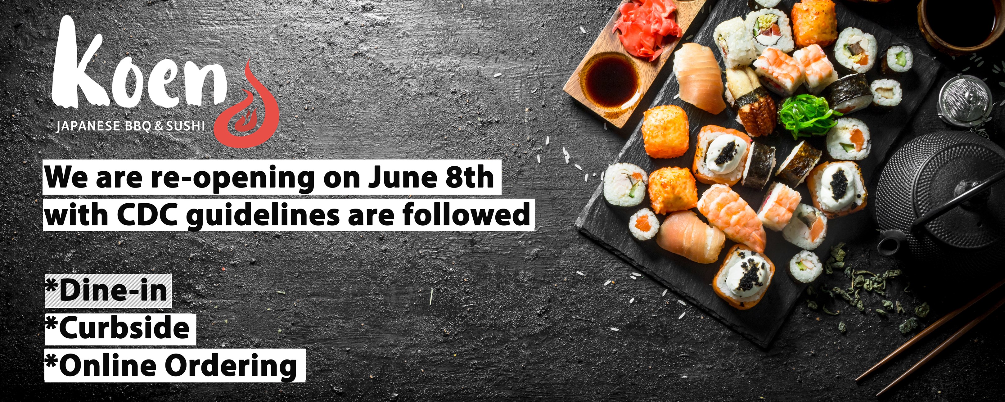 Koen Japanese BBQ & Sushi 2601 Jamie Ln #100, Lincoln