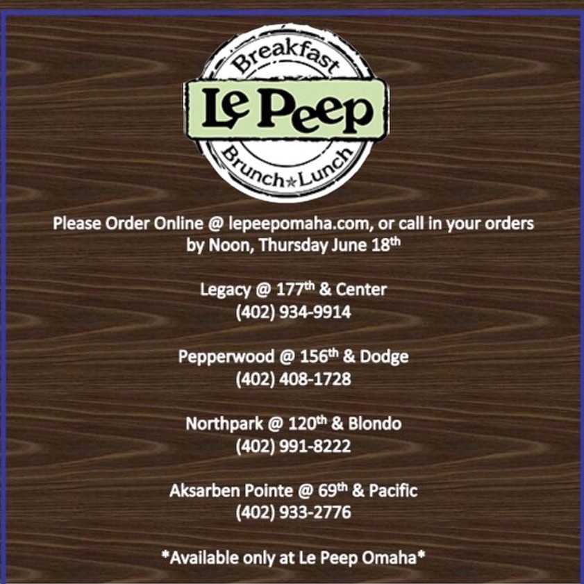 Le Peep - Northpark 2012 N 117th Ave, Omaha