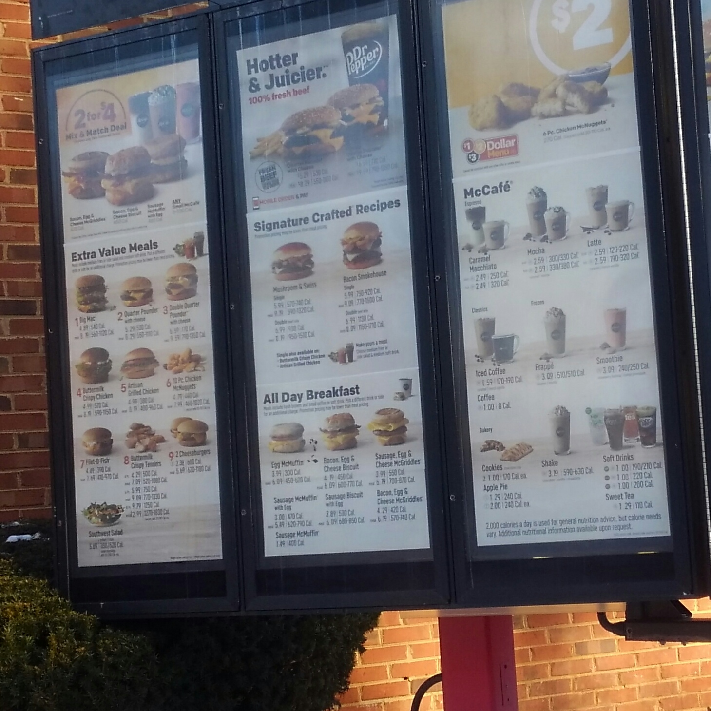 McDonald's Menu
