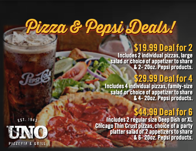 Uno Pizzeria & Grill 15 Fort Eddy Rd, Concord