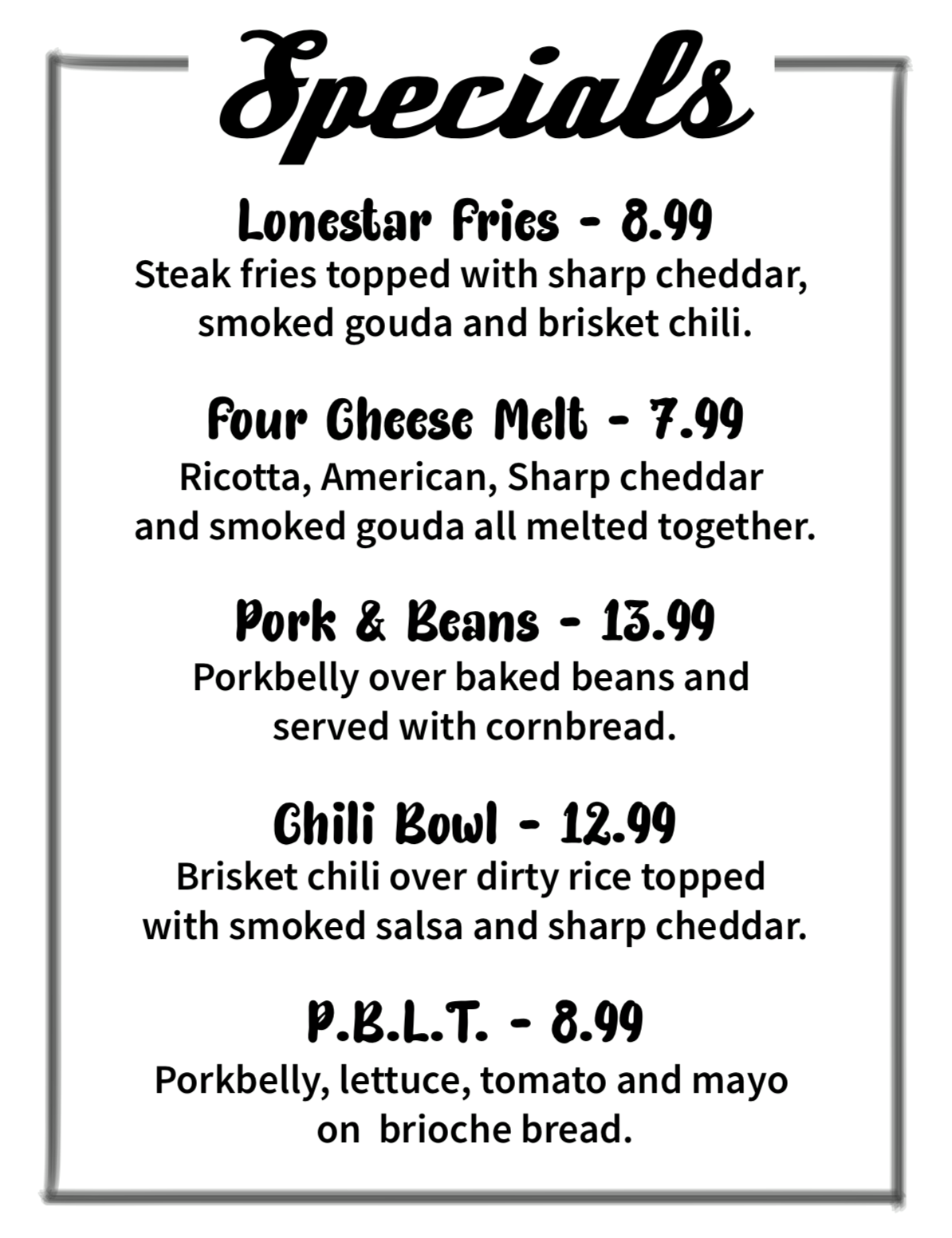 Gabi's Smoke Shack 226 Rockingham Rd, Londonderry