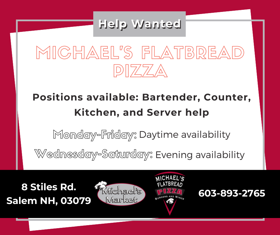 Michael's Flatbread 8 Stiles Rd, Salem